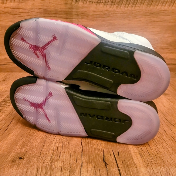 Nike Air Jordan 5 Retro Fire Red 2013 GS Size 6y DS 440888-100 Brand New - Picture 11 of 12